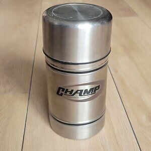 Champ Old Stock Hot Cold  0.5 L Thermos Vacuum Bottle Stainless Steel